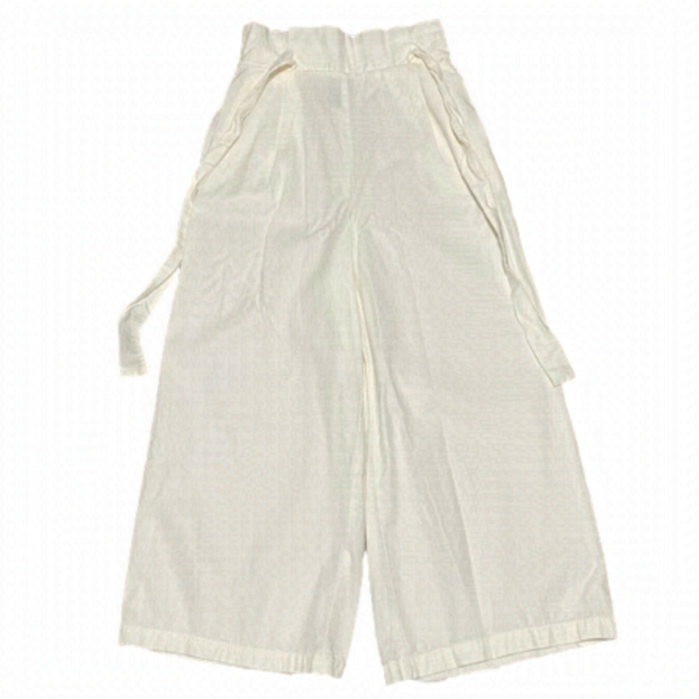 [FOREVER 21] Wide leg Paper bag Off white Pants